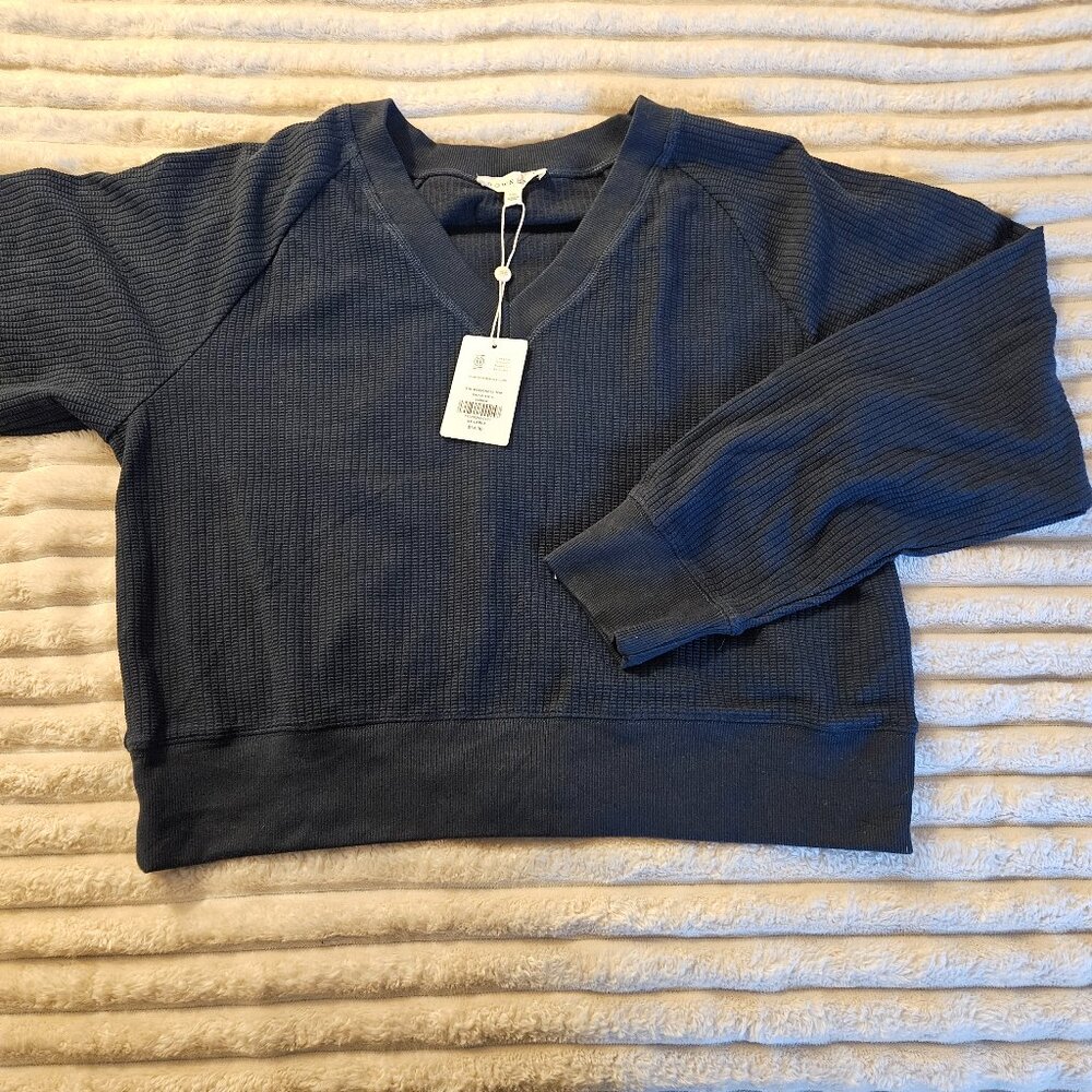 Down east crop sweater